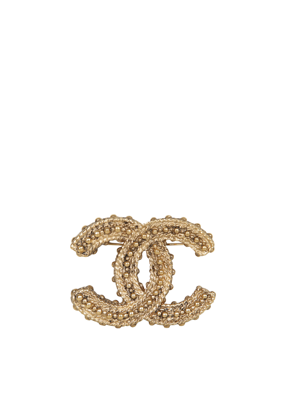 BROCHE CHANEL CC BROOCH METALIZADO ORIGINAL – Gringa
