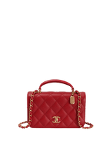 MINI TOP HANDLE FLAP BAG