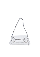 LEATHER SMALL HORSEBIT CHAIN BAG