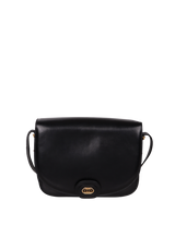VINTAGE LEATHER FLAP BAG
