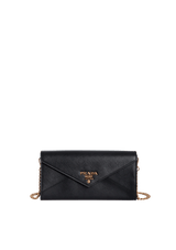 SAFFIANO ENVELOPE WALLET ON CHAIN