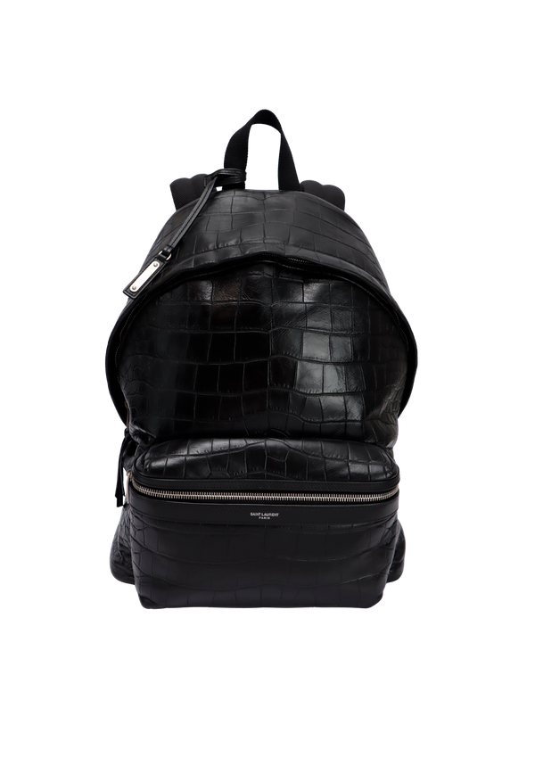 CROCODILE EMBOSSED CITY BACKPACK