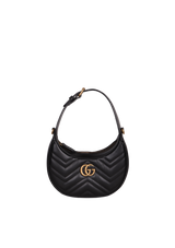 SMALL GG MARMONT HALF-MOON BAG