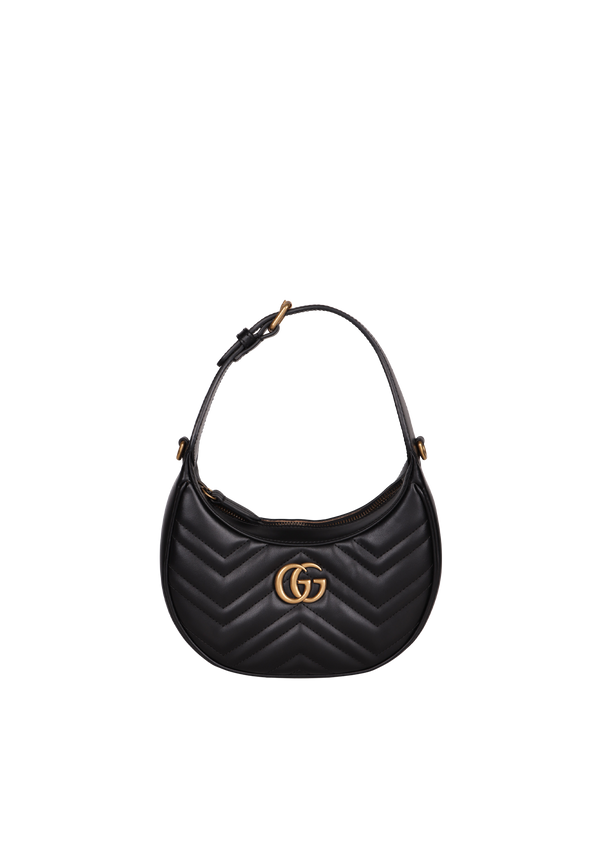 SMALL GG MARMONT HALF-MOON BAG