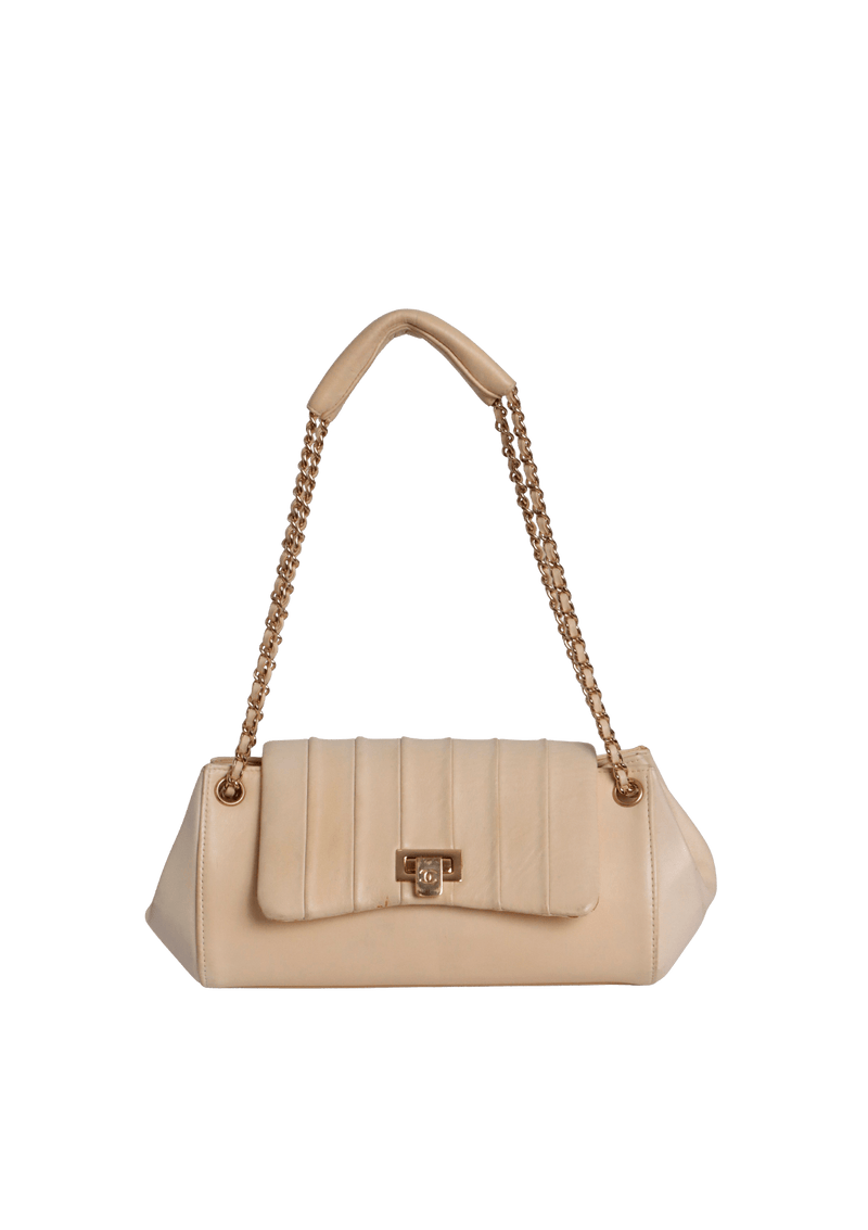 MADEMOISELLE LIGNE ACCORDION FLAP SHOULDER BAG