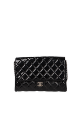CLUTH WITH CHAIN PATENT LEATHER