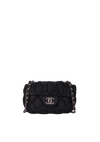 NYLON BUBBLE QUILT FLAP BAG