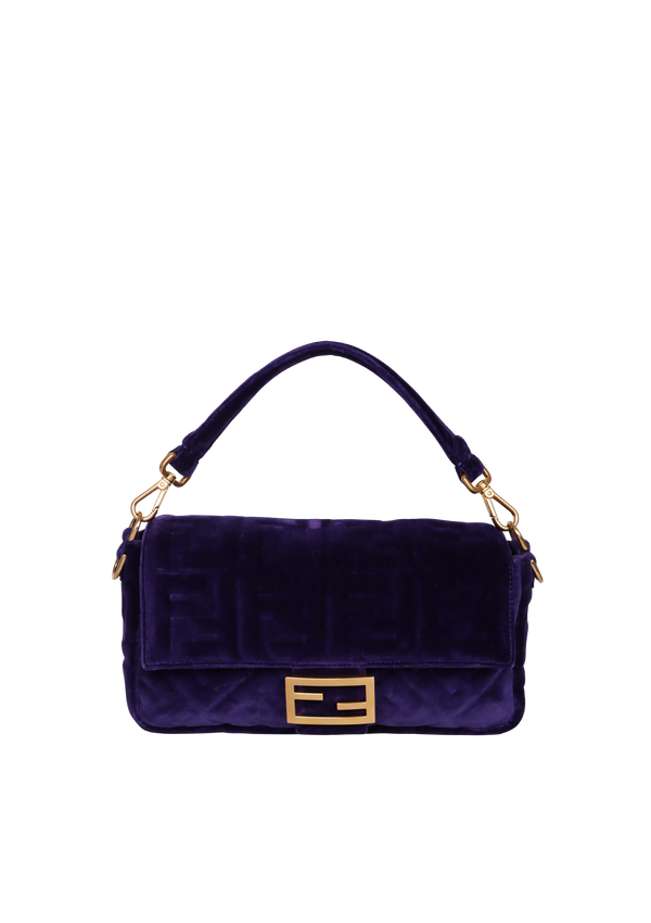 VELVET ZUCCA EMBOSSED BAGUETTE