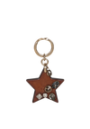 LEATHER STAR KEYCHAIN
