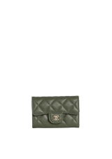 INTERLOCKING CC LOGO COMPACT WALLET