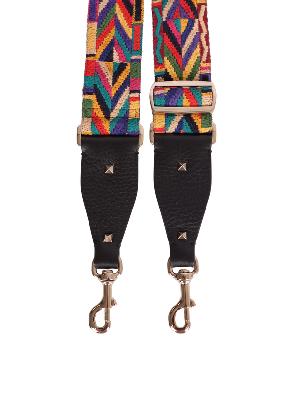 EMBROIDERED SHOULDER STRAP