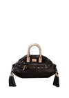 QUILTED LEATHER SATCHEL BAG