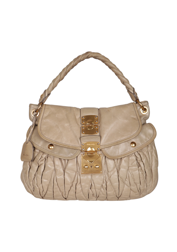 MATELASSE COFFER HOBO