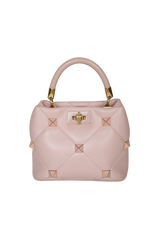 ROMAN STUD TOP HANDLE BAG