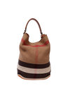 MEDIUM MEGA CHECK ASHBY BUCKET BAG