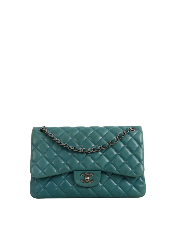 JUMBO CLASSIC DOUBLE FLAP LAMBSKIN