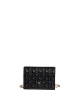 SIGNATURE EMBOSSED CHAIN CARD CASE