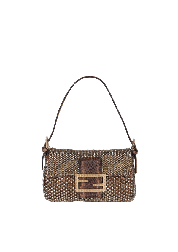 MINI PYTHON CRYSTAL BAGUETTE BAG