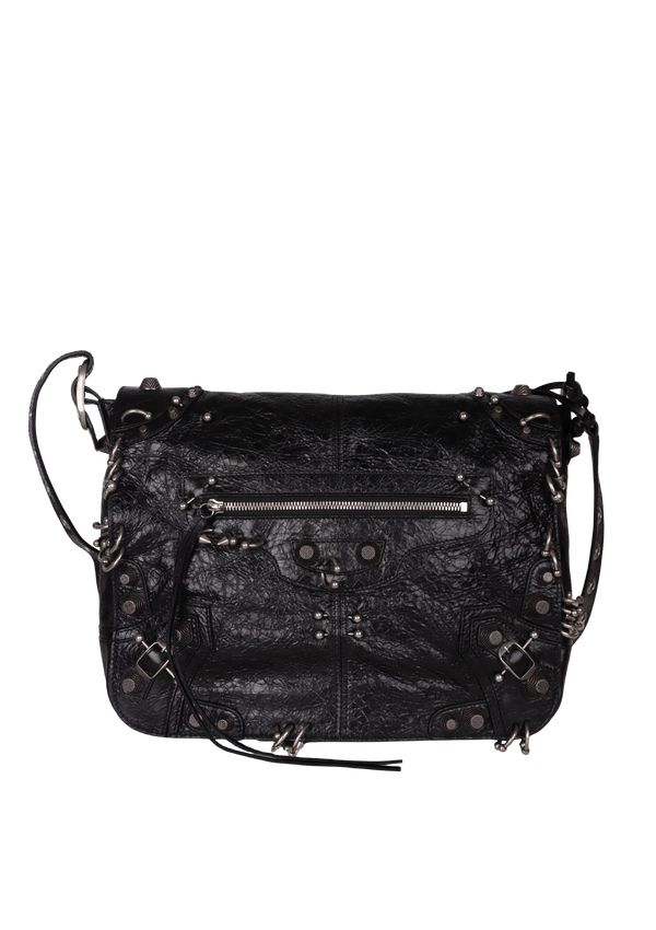 LE CAGOLE PIERCING MESSENGER BAG MEDIUM