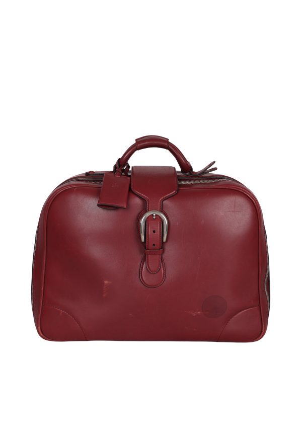 VINTAGE LEATHER DUFFLE BAG MEDIUM