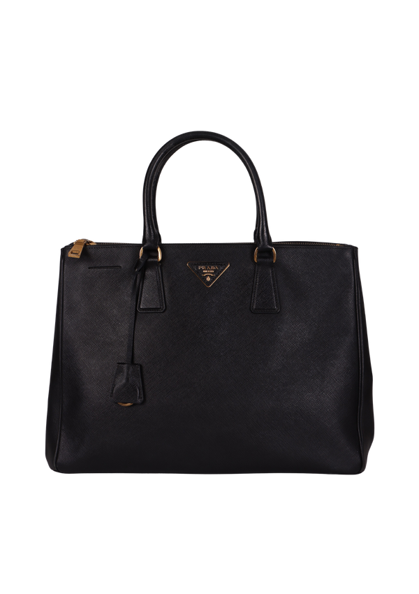 LARGE SAFFIANO LUX DOUBLE ZIP GALLERIA