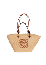 SMALL RAFFIA BASKET BAG