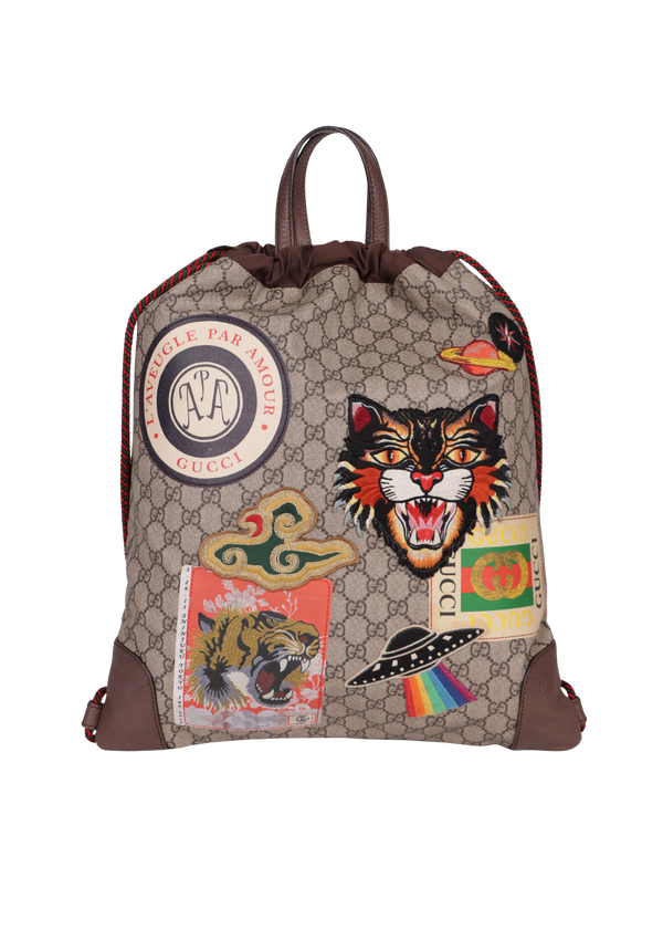 GG SUPREME COURRIER DRAWSTRING BACKPACK