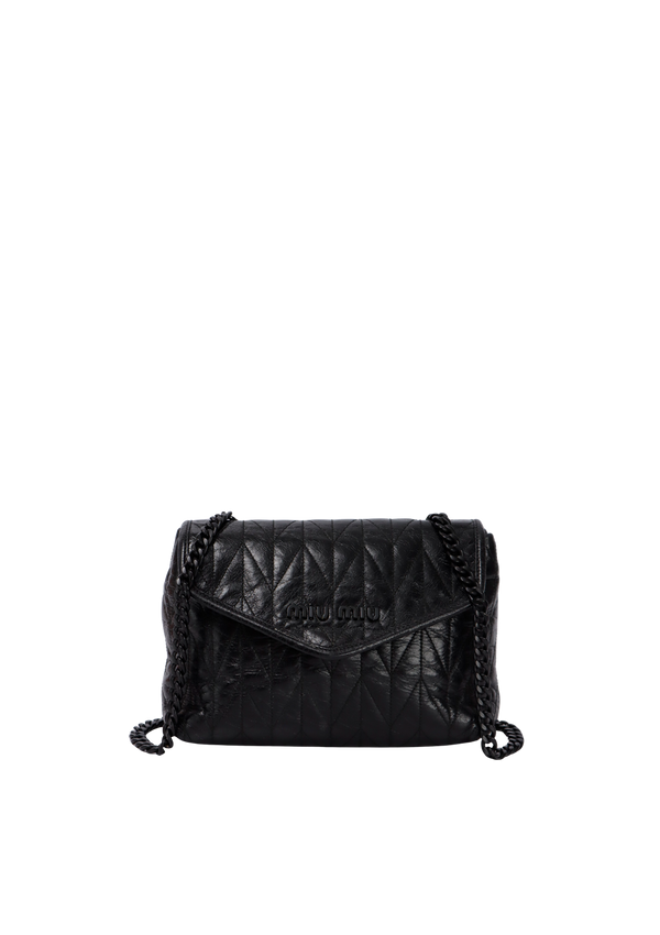 LEATHER FLAP BAG