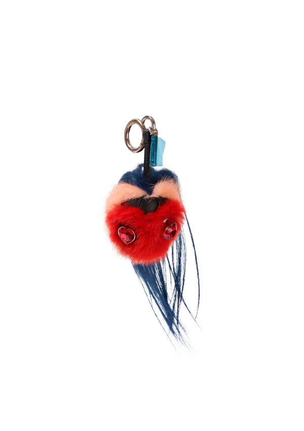 MONSTER BUG HEART BAG CHARM