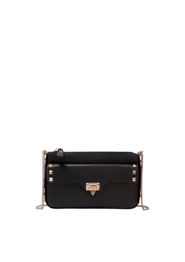 MINI ROCKSTUD CHAIN CROSSBODY BAG