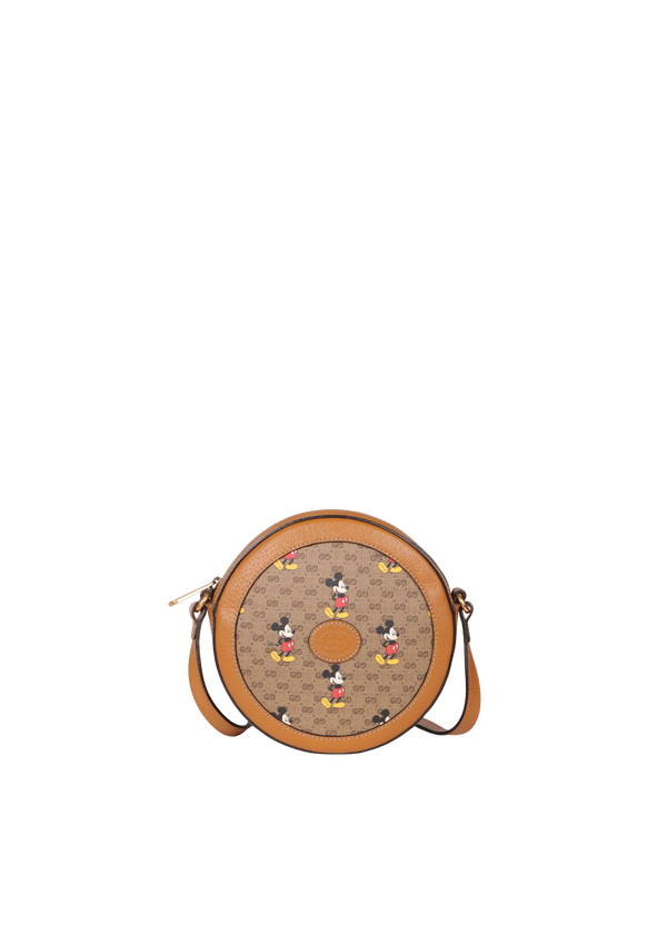 x DISNEY MICKEY MOUSE GG MONOGRAM ROUND BAG