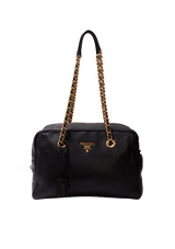 VITELLO DAINO CHAIN BOWLER BAG