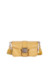 LEATHER DOUBLE FRONT POCKET BAG