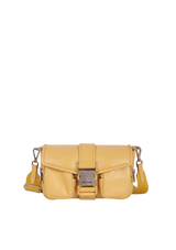 LEATHER DOUBLE FRONT POCKET BAG