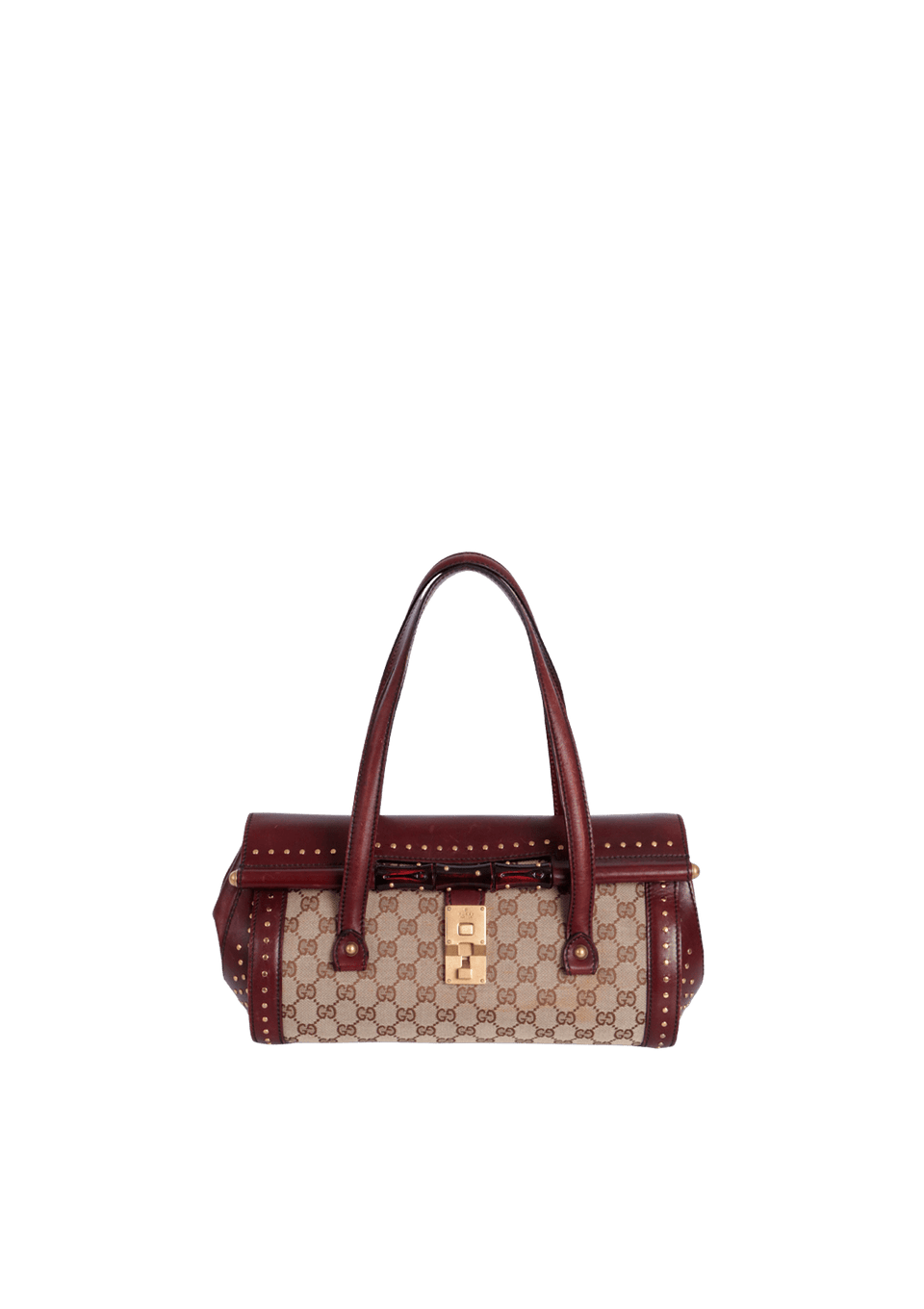 BOLSA GUCCI GG CANVAS BAMBOO BULLET BAG BICOLOR ORIGINAL – Gringa