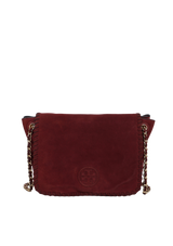 SUEDE SHOULDER BAG