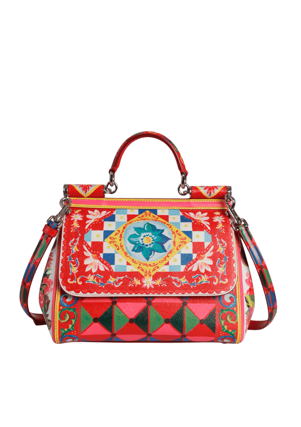 MEDIUM PRINTED MISS SICILY BAG