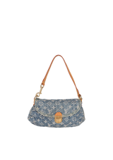 MONOGRAM DENIM PLEATY