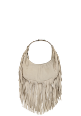 SUEDE FRINGE HOBO