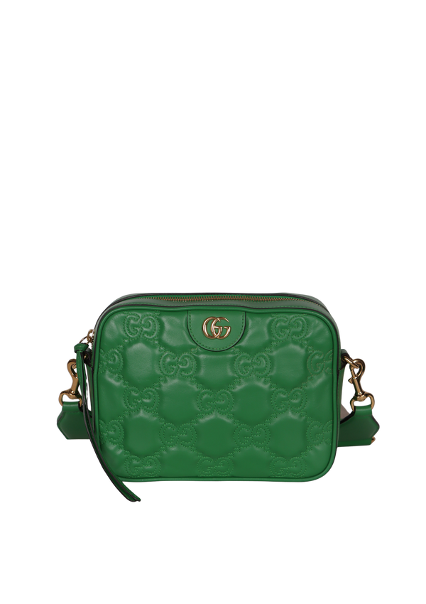 GG EMBOSSED CROSSBODY CAMERA BAG