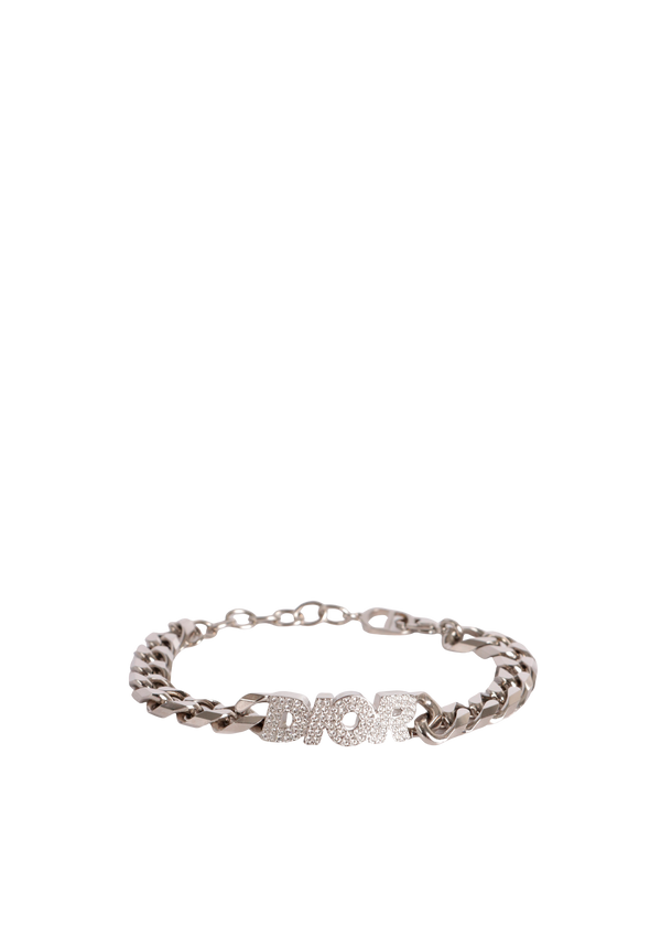 DIOR ITALIC CHAIN LINK BRACELET