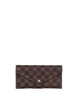 DAMIER ÉBÈNE SARAH WALLET