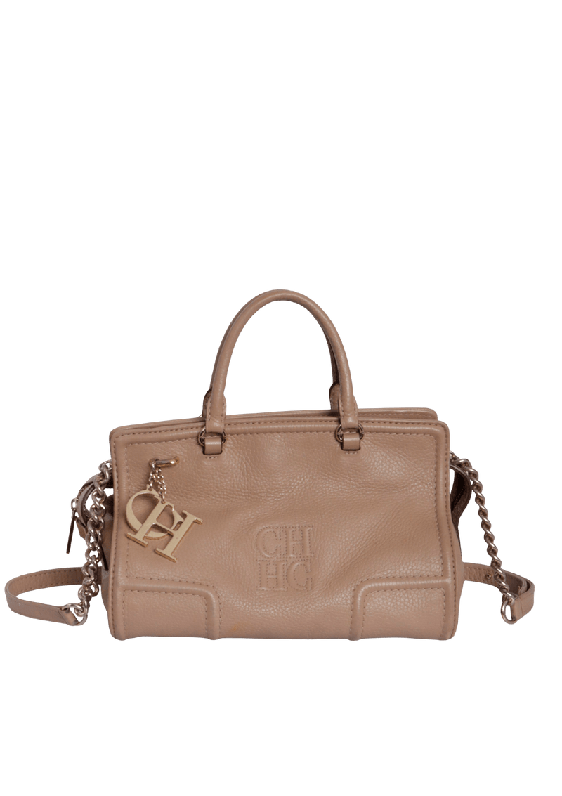 LEATHER SATCHEL BAG