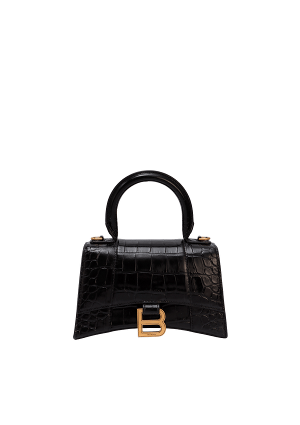 HOURGLASS XS CROCODILE EMBOSSED
