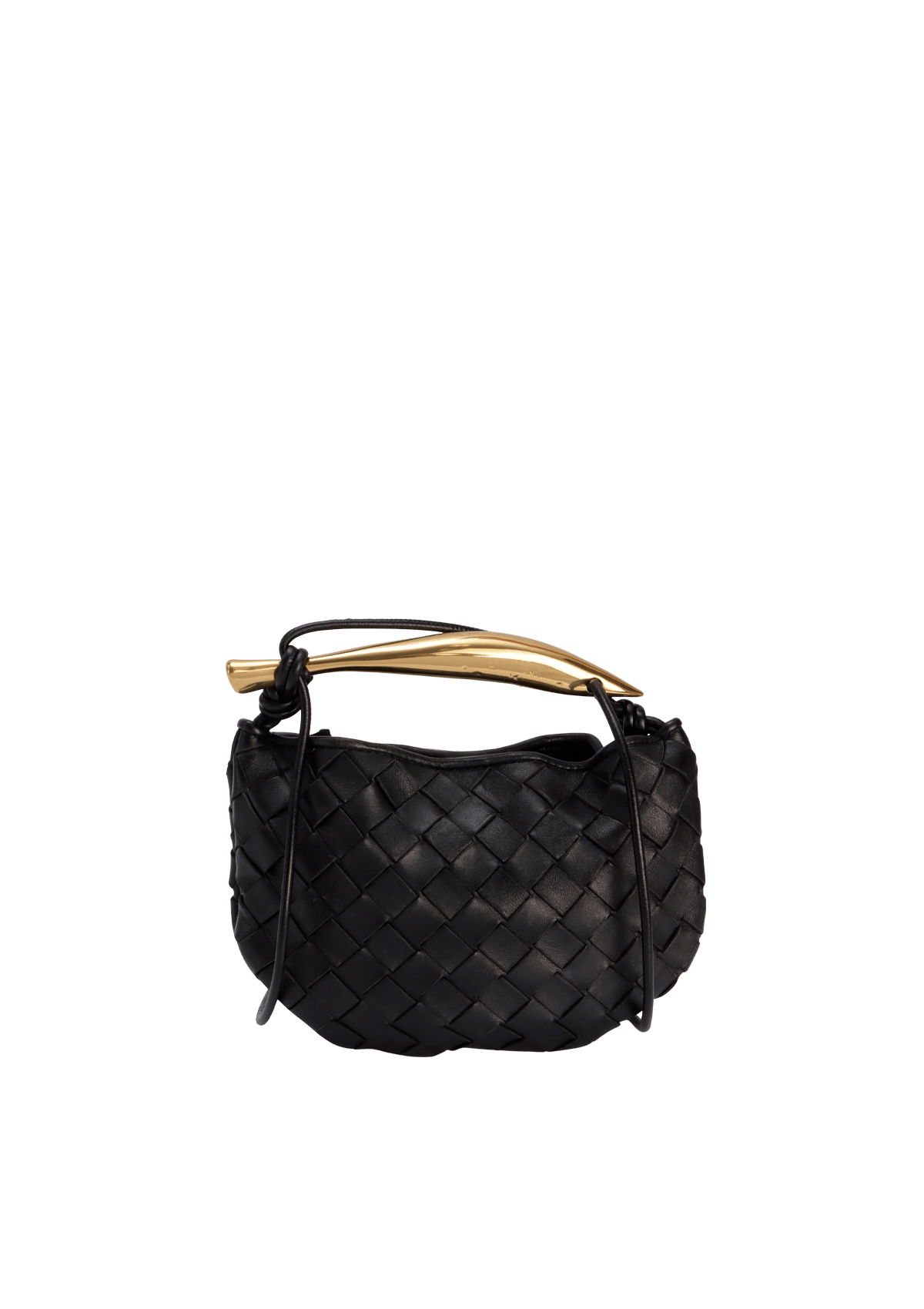 BOLSA BOTTEGA VENETA INTRECCIATO MINI SARDINE BAG PRETO ORIGINAL