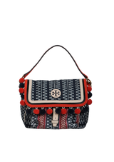 WOVEN SATCHEL BAG
