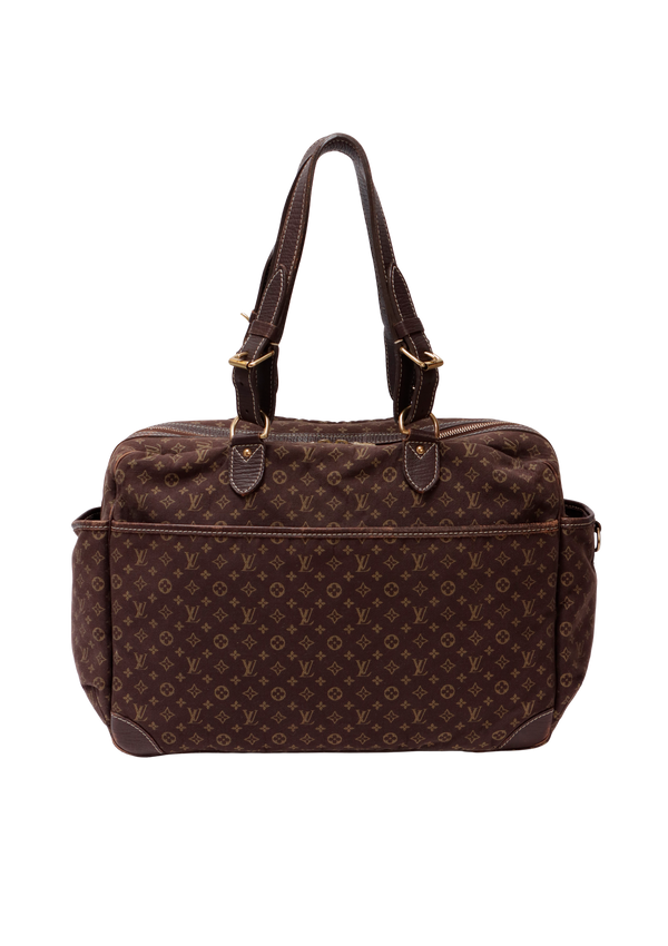MONOGRAM MINI LIN SAC A LANGER DIAPER BAG