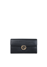 INTERLOCKING G CONTINENTAL WALLET