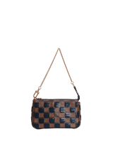 LIMITED EDITION DAMIER ÉBÈNE PAILLETTES MINI POCHETTE ACCESSOIRES