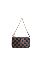 LIMITED EDITION DAMIER ÉBÈNE PAILLETTES MINI POCHETTE ACCESSOIRES